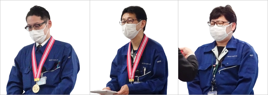 初代施工管理入賞者写真