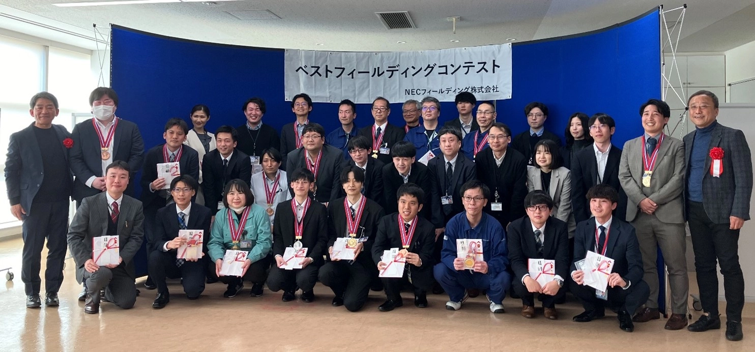 各入賞者との記念撮影