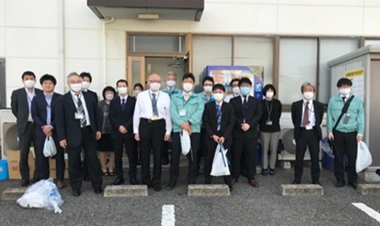 高松マイロード活動（四国支社 高松支店など）の様子