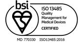 ISO 13485:2016認証マーク