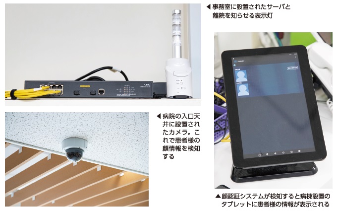 顔認証システムを使った離院対策ソリューション