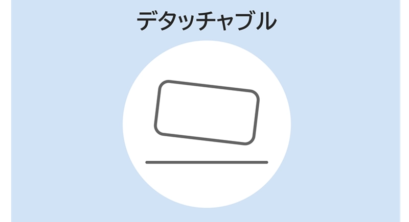 デタッチャブル